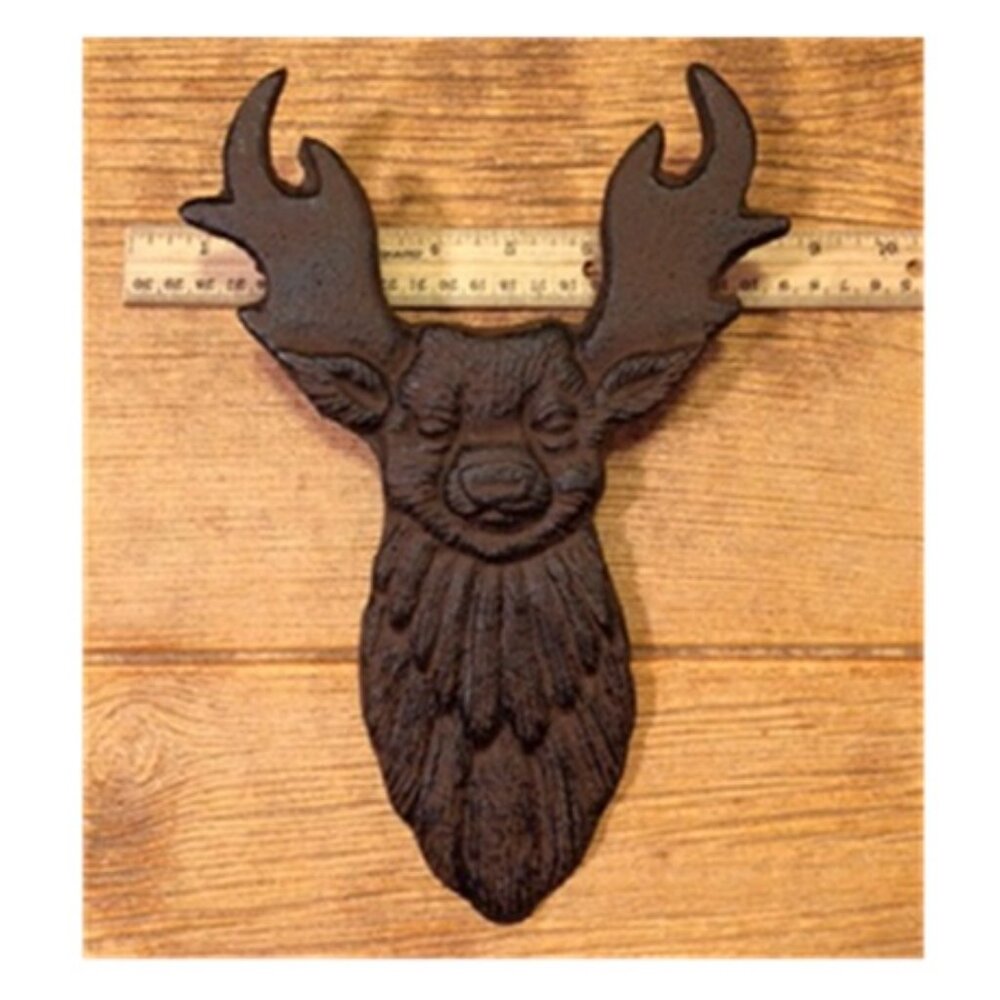 Deer Bootpull Rustic Cast Iron 10 3/4" long by 7 1/2" wide 0170-05637